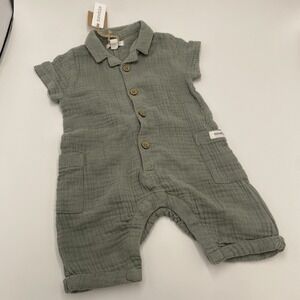 Newbie Baby Boy‎ One Piece Jumpsuit Green 1-2 Months New
